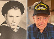 Ken Potts, in Navy in 1941 and in 2021